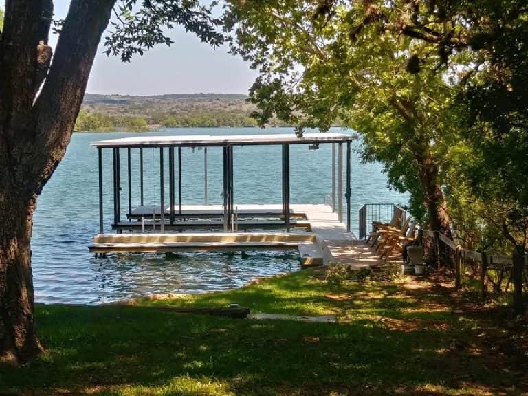 Custom dock construction Highland Lakes