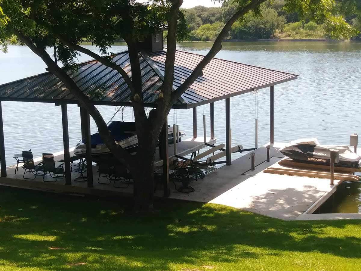 Residential dock Marble Falls TX